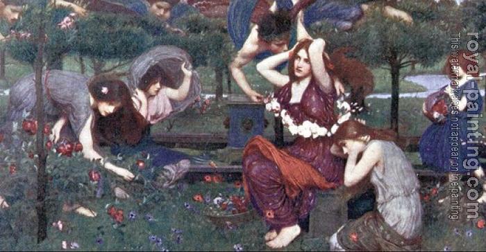John William Waterhouse : Flora and the Zephyrs